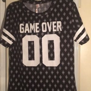 Game over dress or oversized shirt